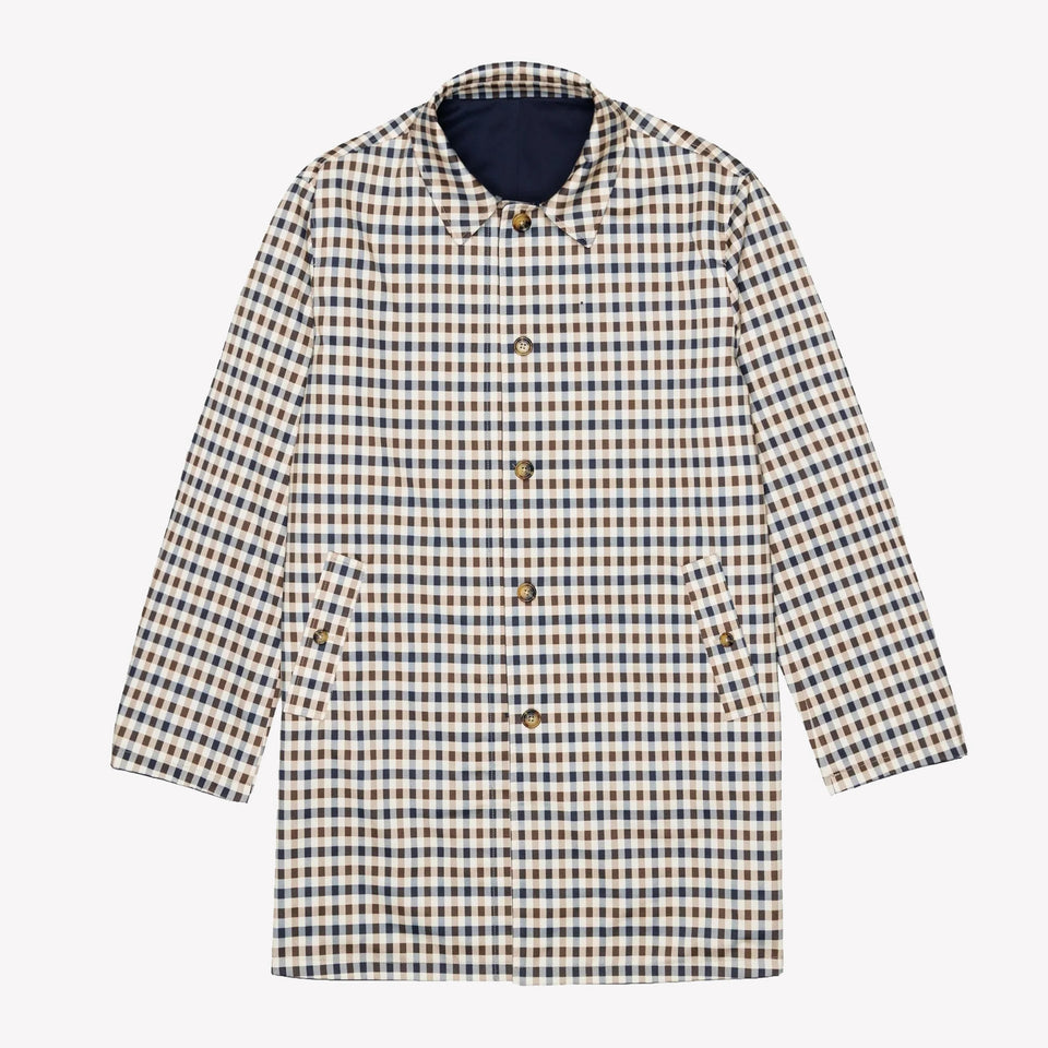 Archival Reversible Mid Coat Navy