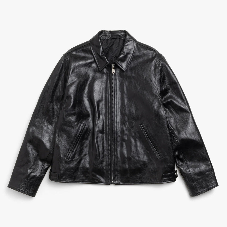 Garage Leather Jacket Black
