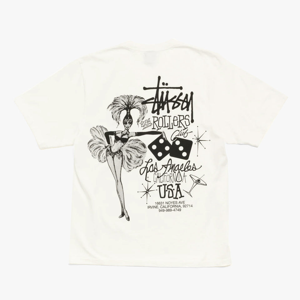 High Rollers Pig. Dyed Tee Natural