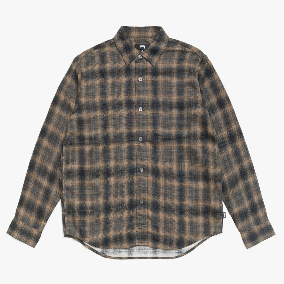 Matthew Plaid Shirt Sd Brown