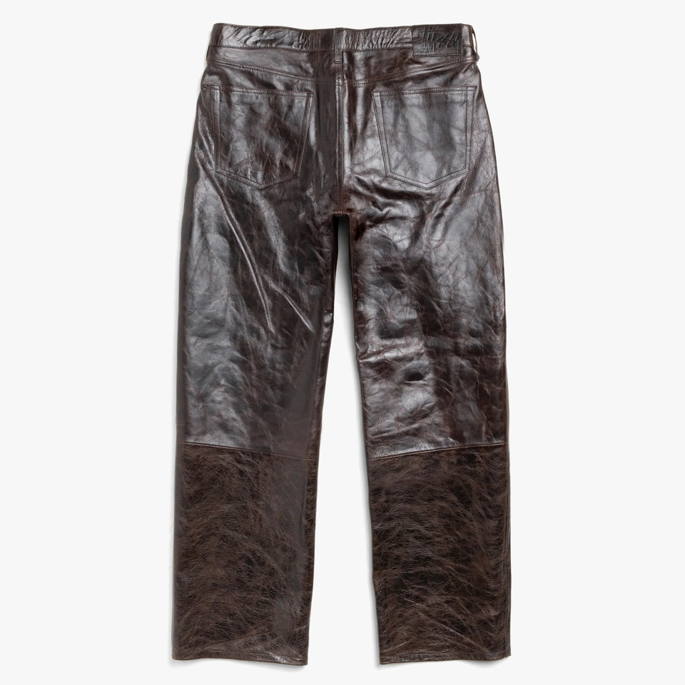 New Classic Jeans Dark Brown Leather