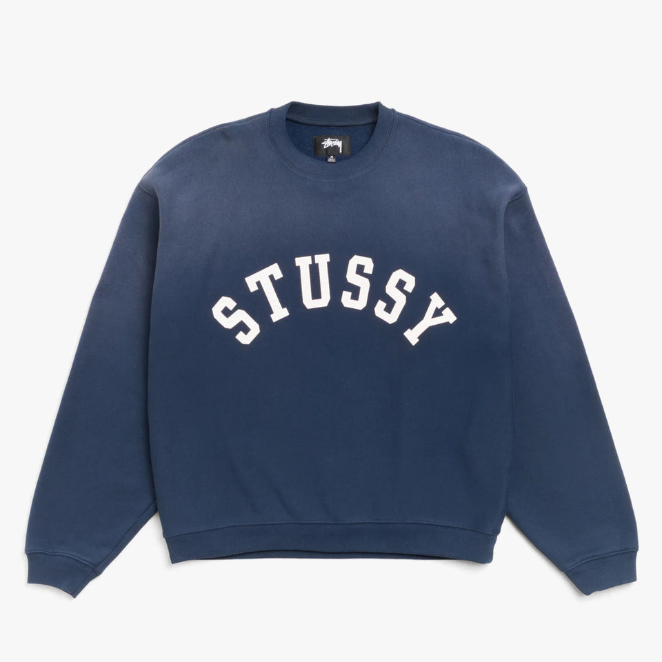 Sun Faded Oversized Crew Navy