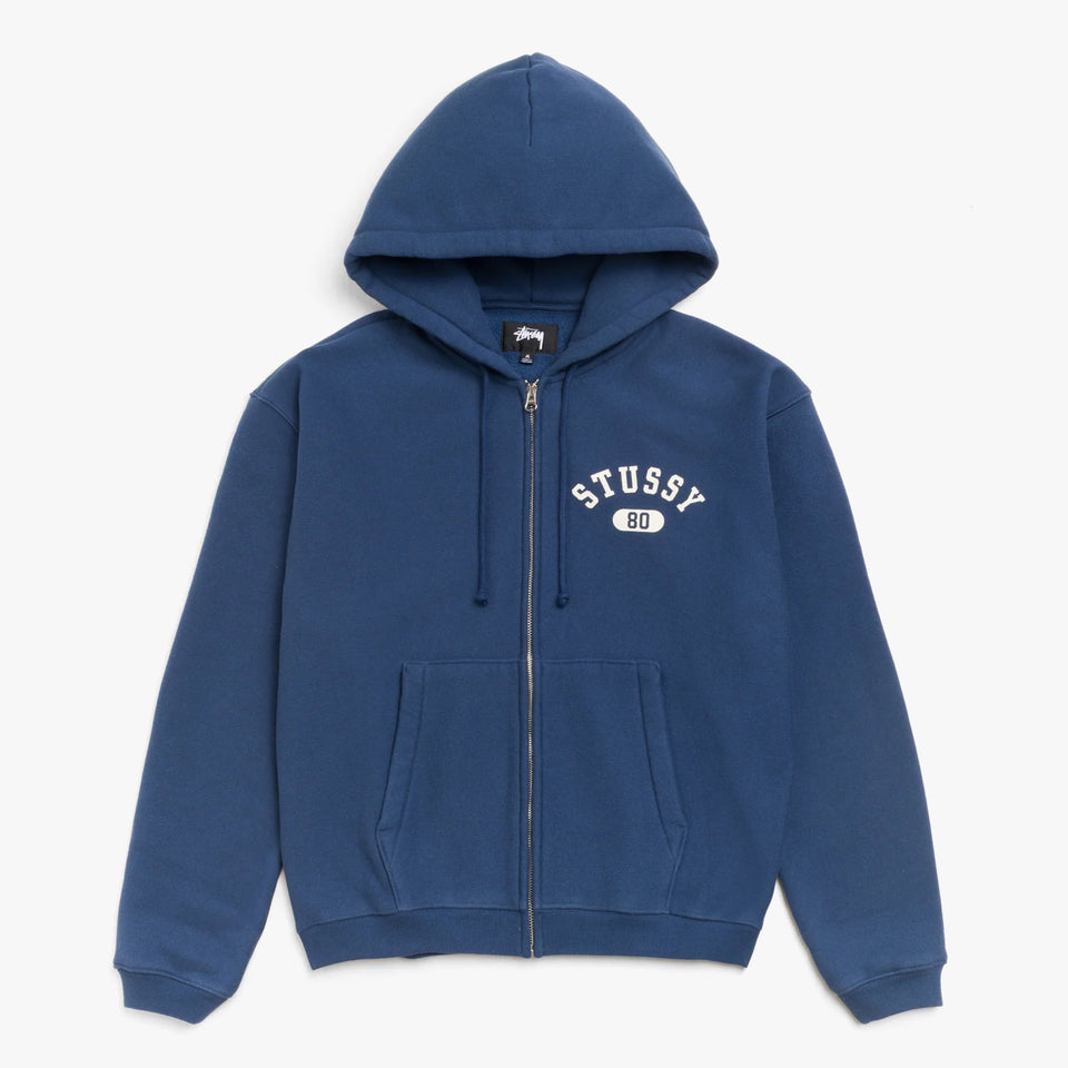 Varsity Zip Hood Navy