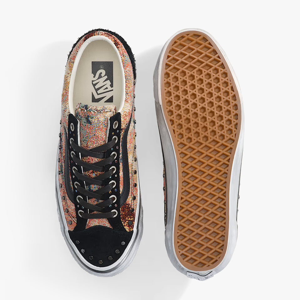 LX Old Skool Floral Rivet Black