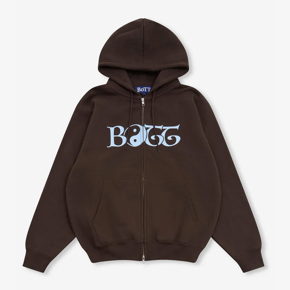 2Y Zip Hoodie Brown