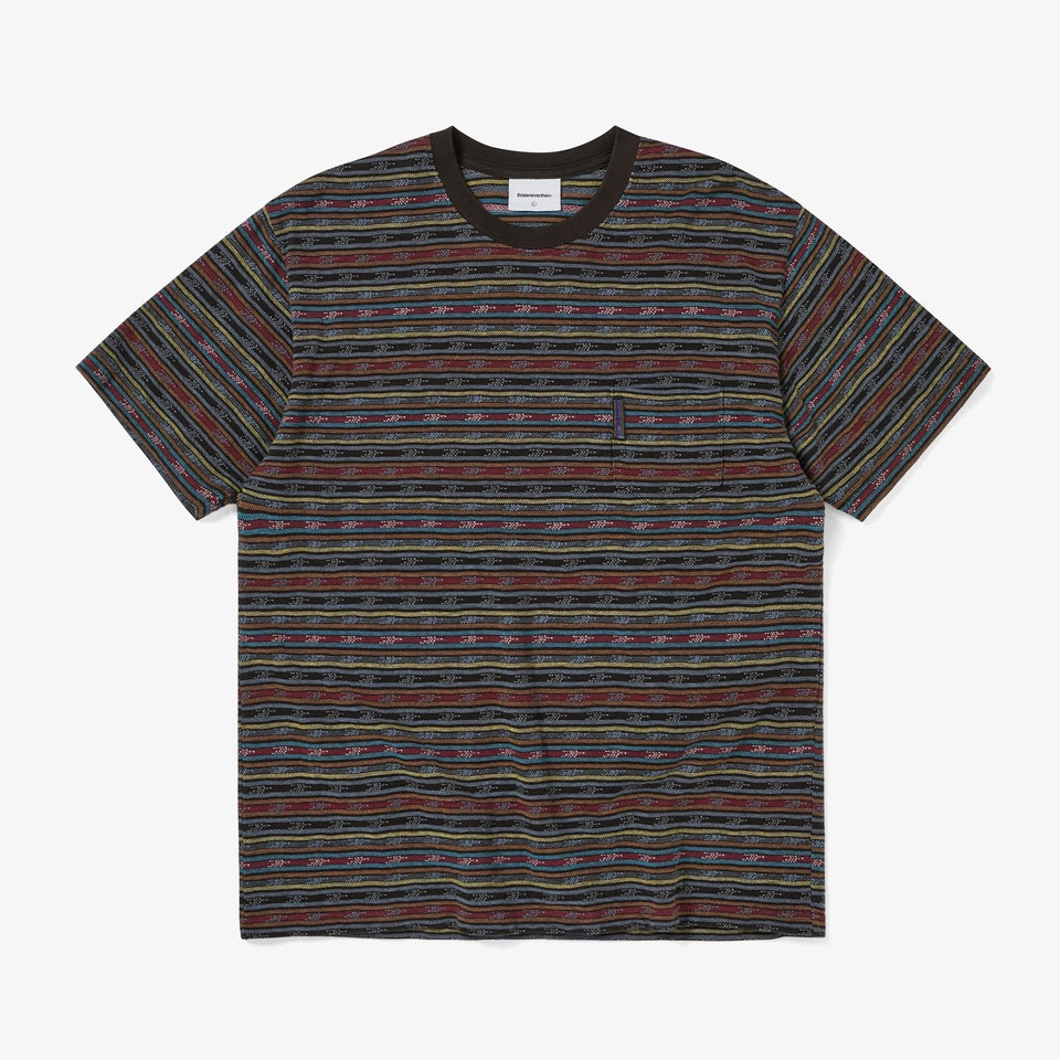 BE Striped Tee Brown