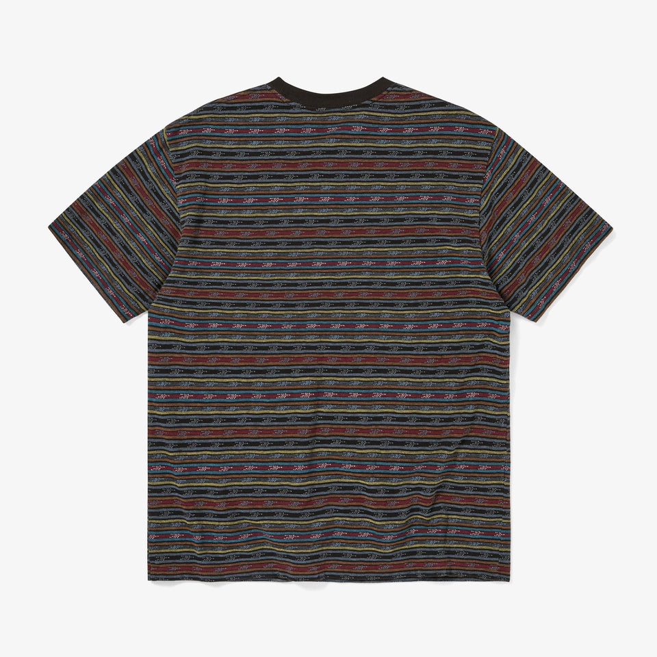 BE Striped Tee Brown