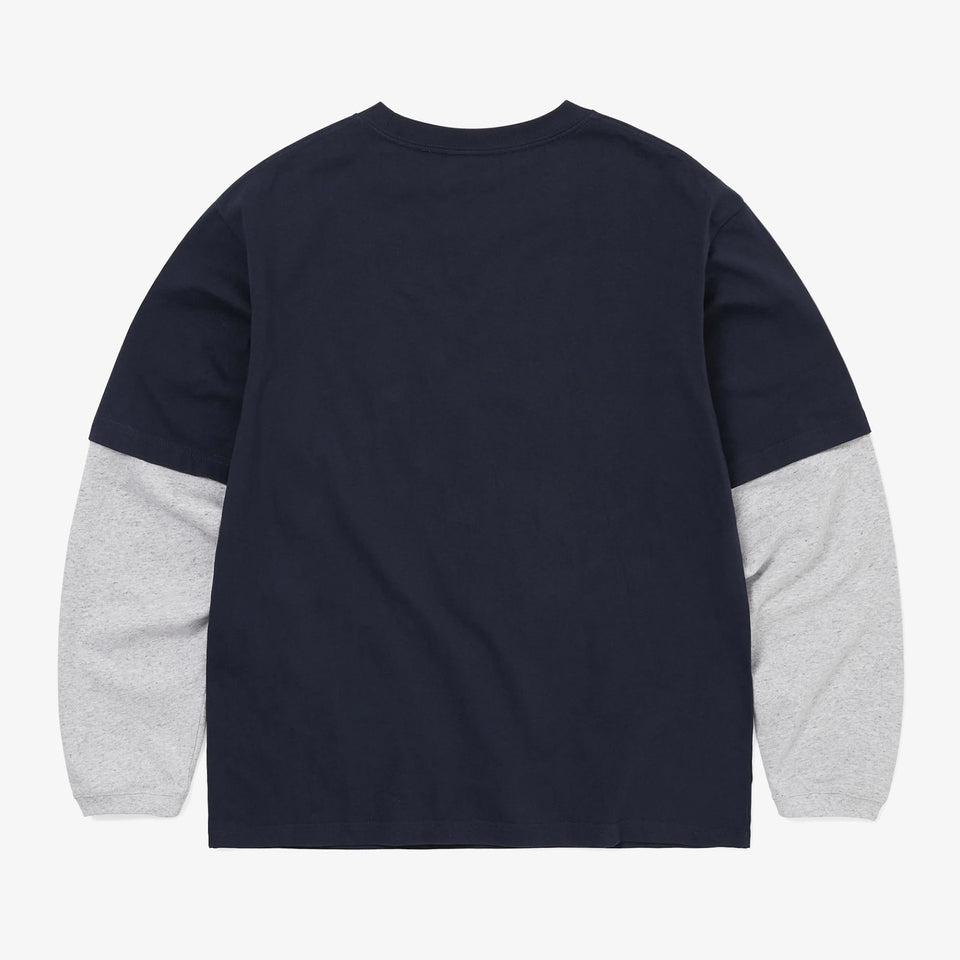 Layered LS Tee Navy