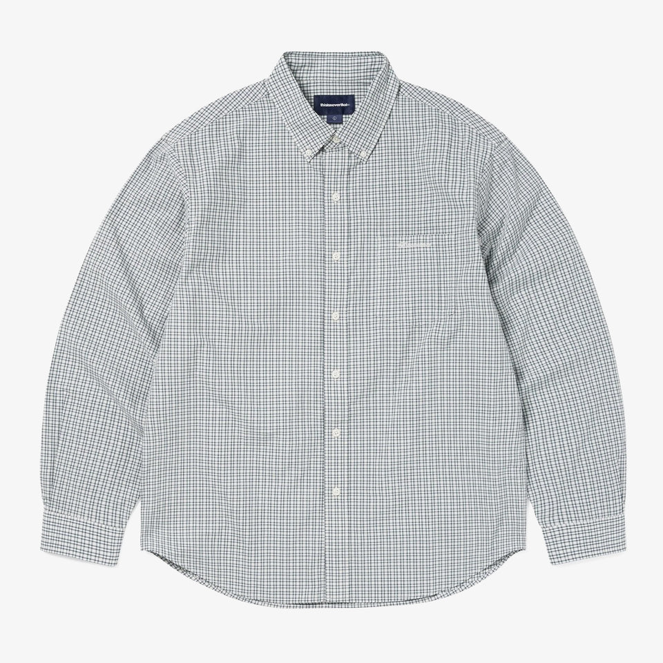 Lightweight Plaid Shirt Ivory