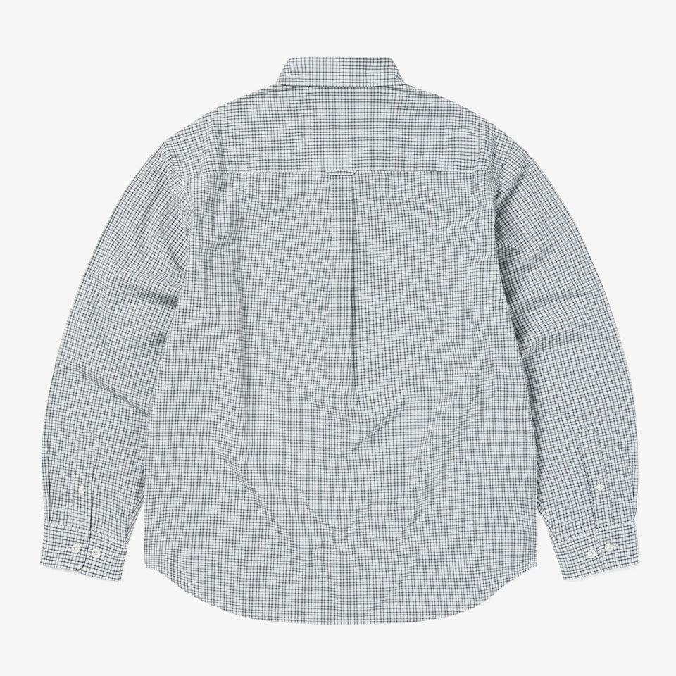 Lightweight Plaid Shirt Ivory