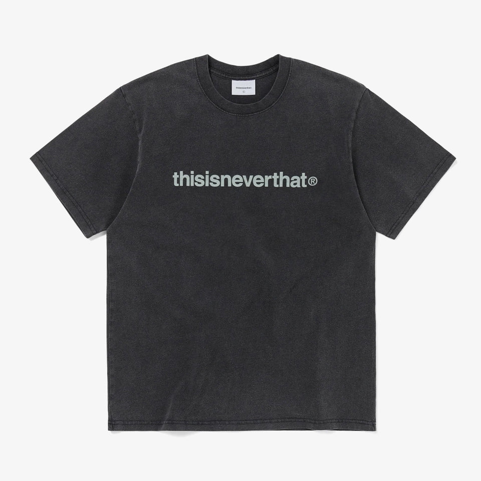 T-Logo tee Washed Black
