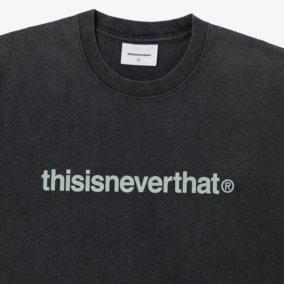 T-Logo tee Washed Black
