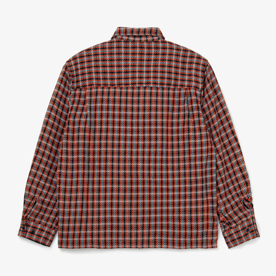 Zip-up Flannel Shirt