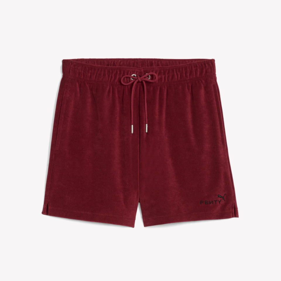 Puma x Fenty Towel Shorts Burgundy