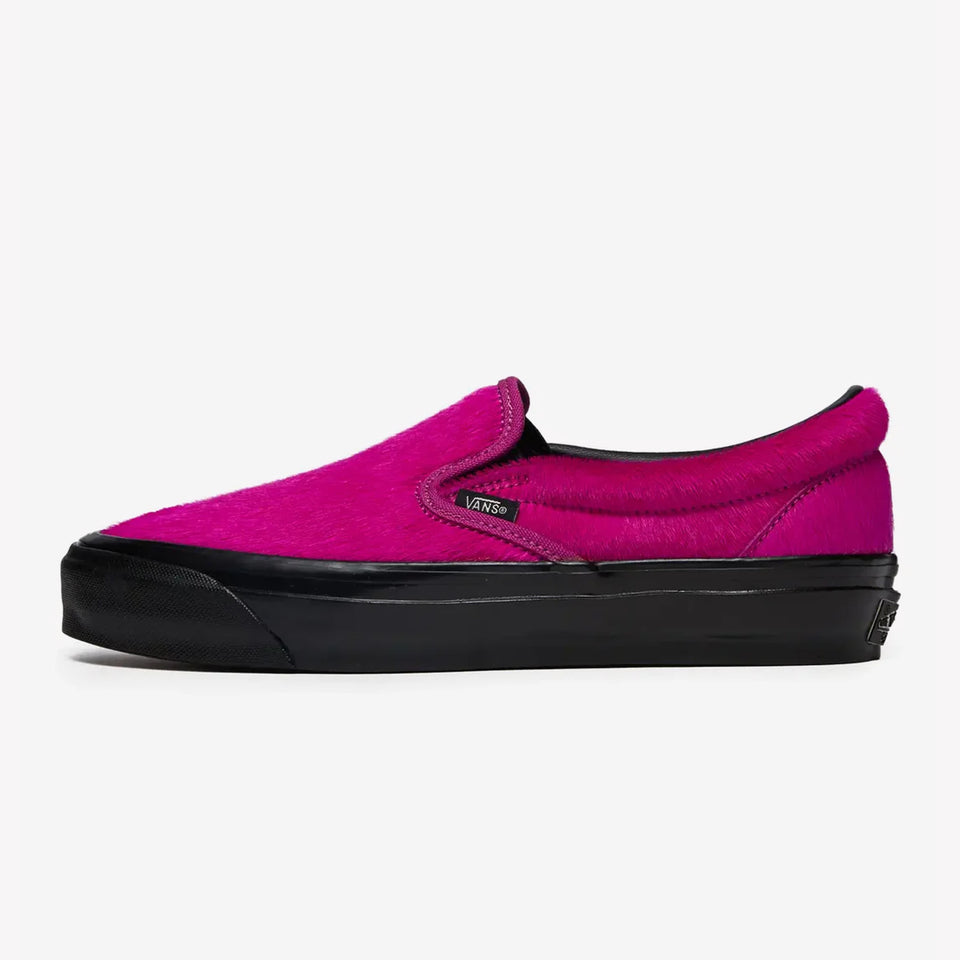 LX Authentic Slip-on Pony Hair Fuchsia