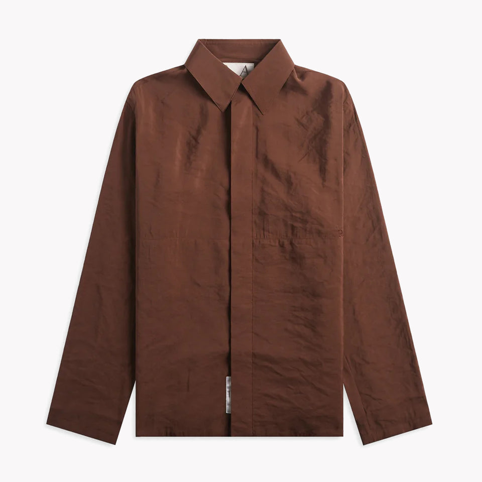 Maker Gauze Modal Poly LS Shirt Carafe