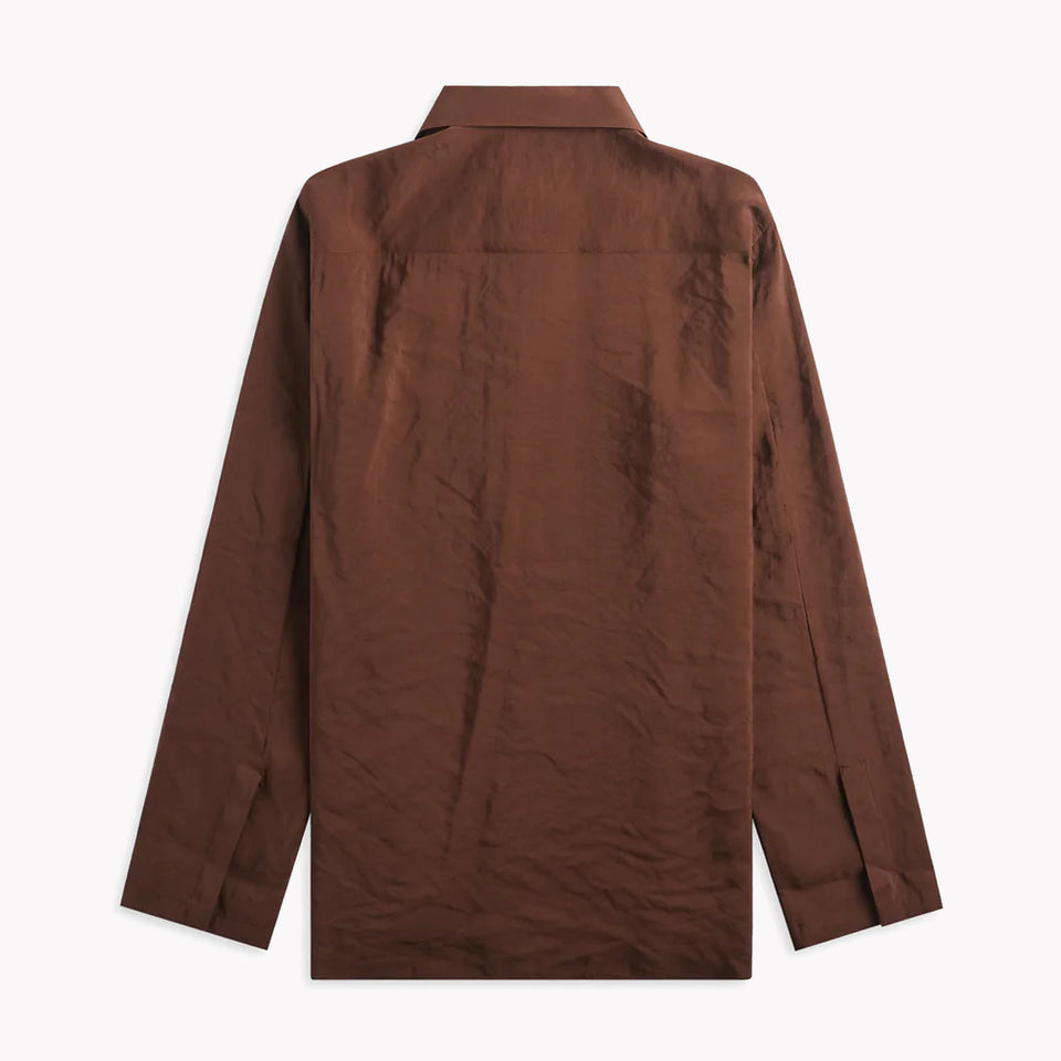 Maker Gauze Modal Poly LS Shirt Carafe