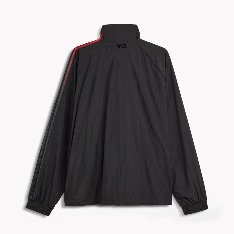 Nylon Track Top Black