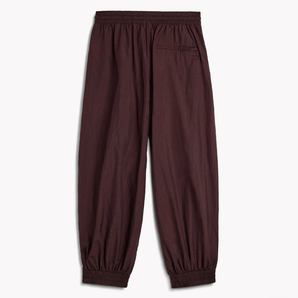 Nylon Track Pants Burgundy