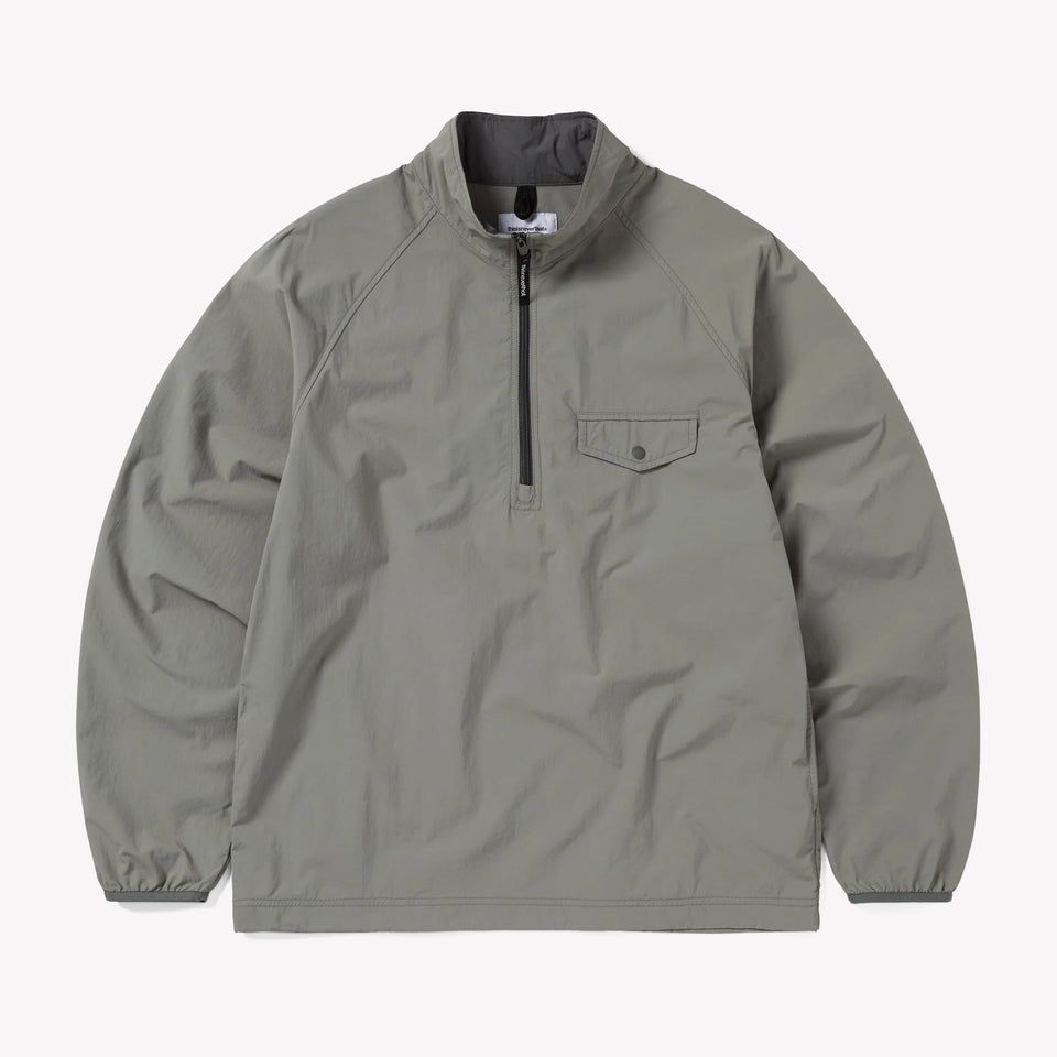 Half Zip Sports Pullover Grey