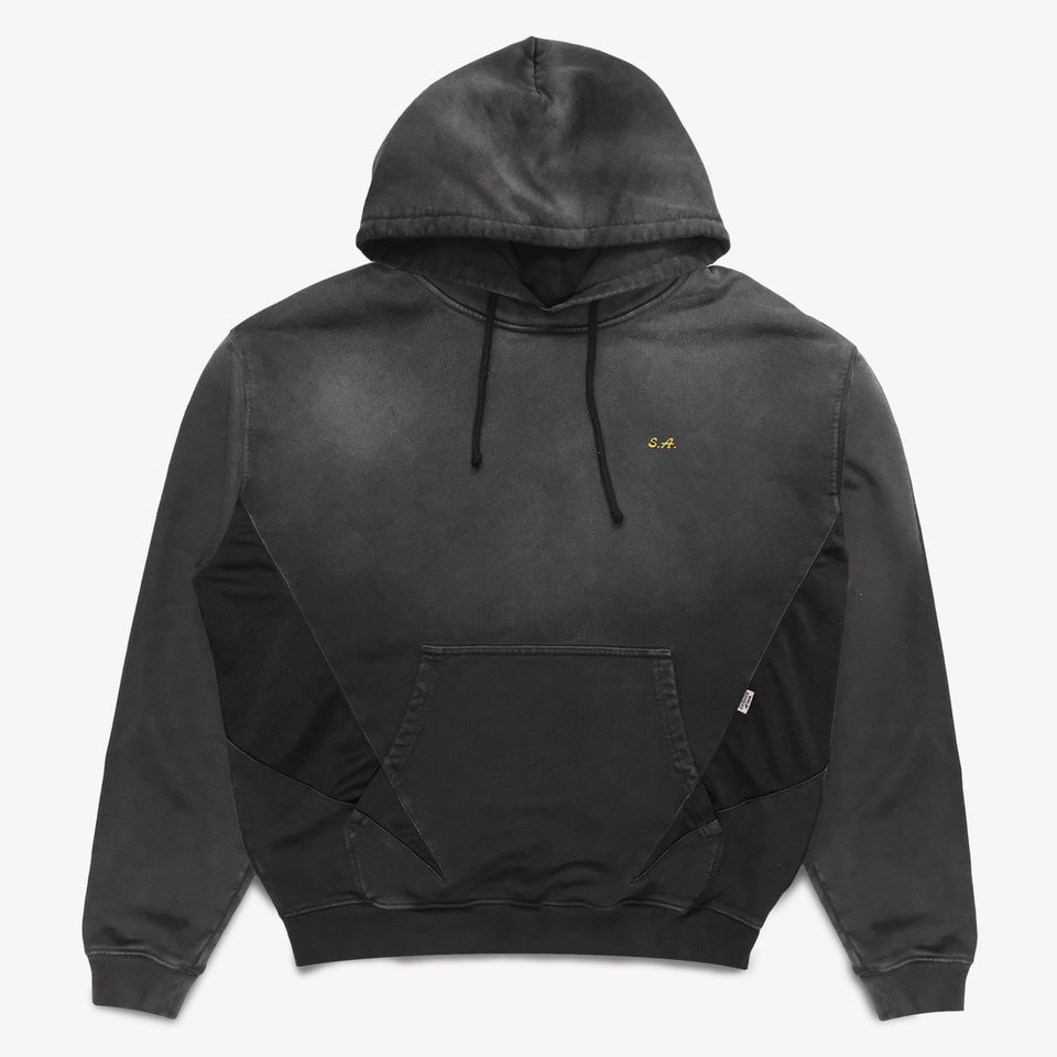 Fight Club Hoodie Sun Faded Black