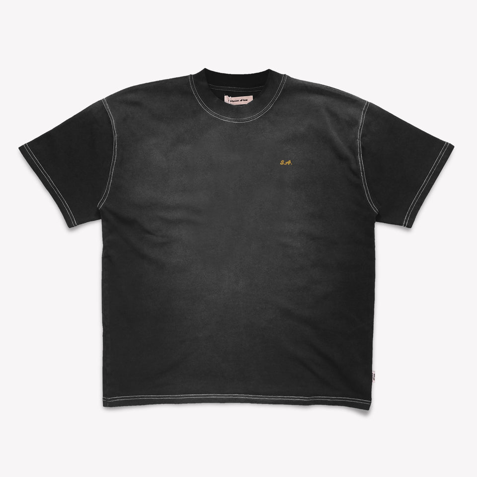 Fight Club Tee Sun Faded Black