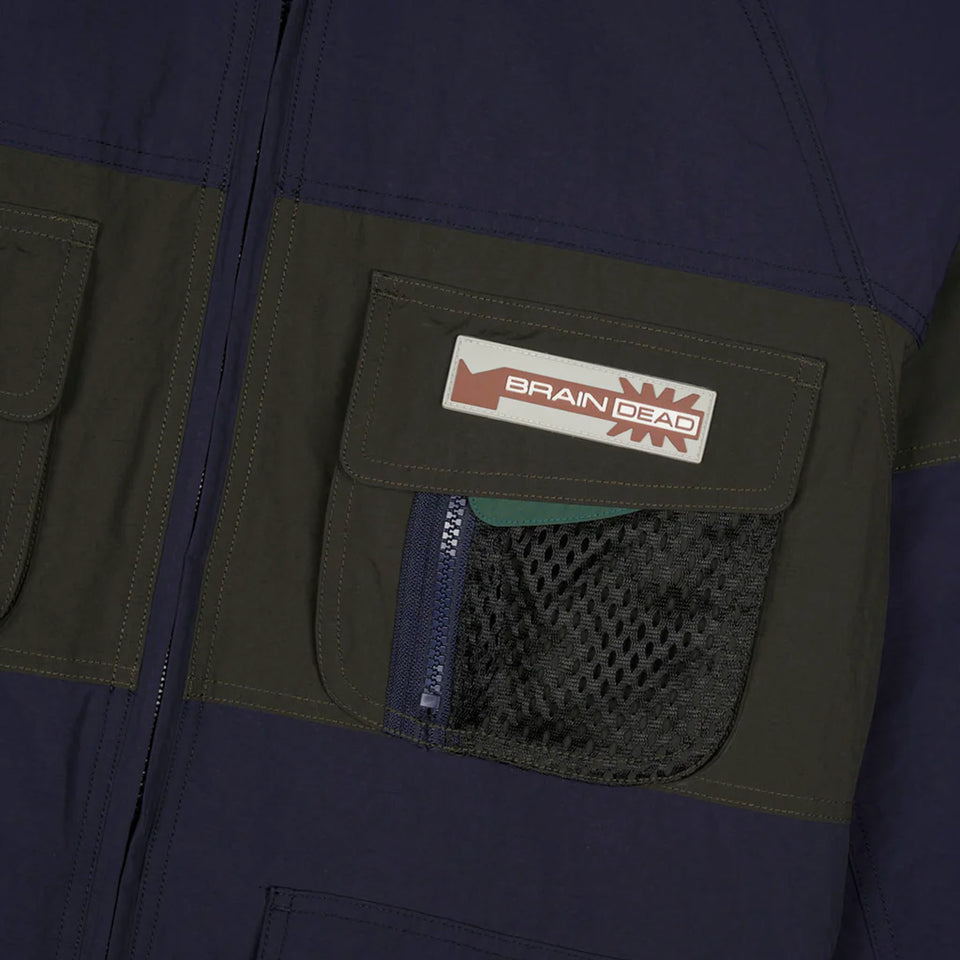 Paneled Snow Jacket Navy