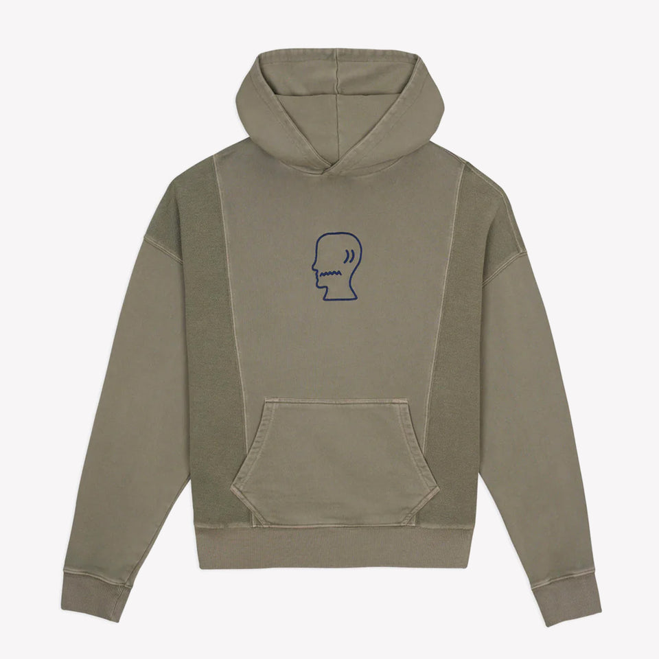 Mendoza Cropped Hoodie Cement
