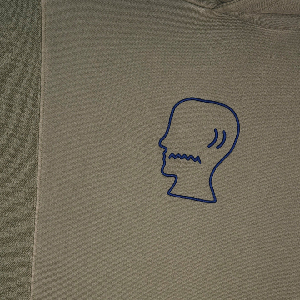 Mendoza Cropped Hoodie Cement