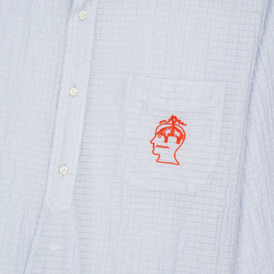 Brooks Brothers Half Placket Oxford Button Up