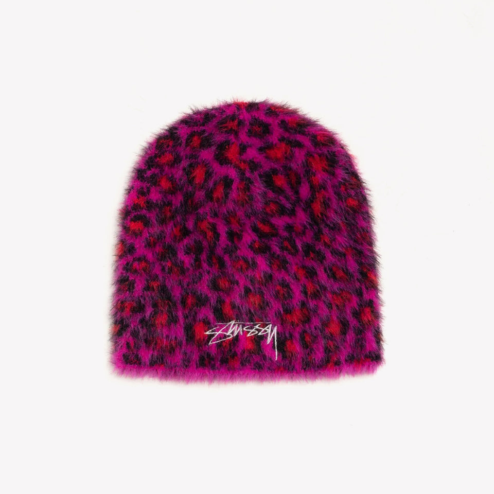 Skullcap Leopard Pattern Pink