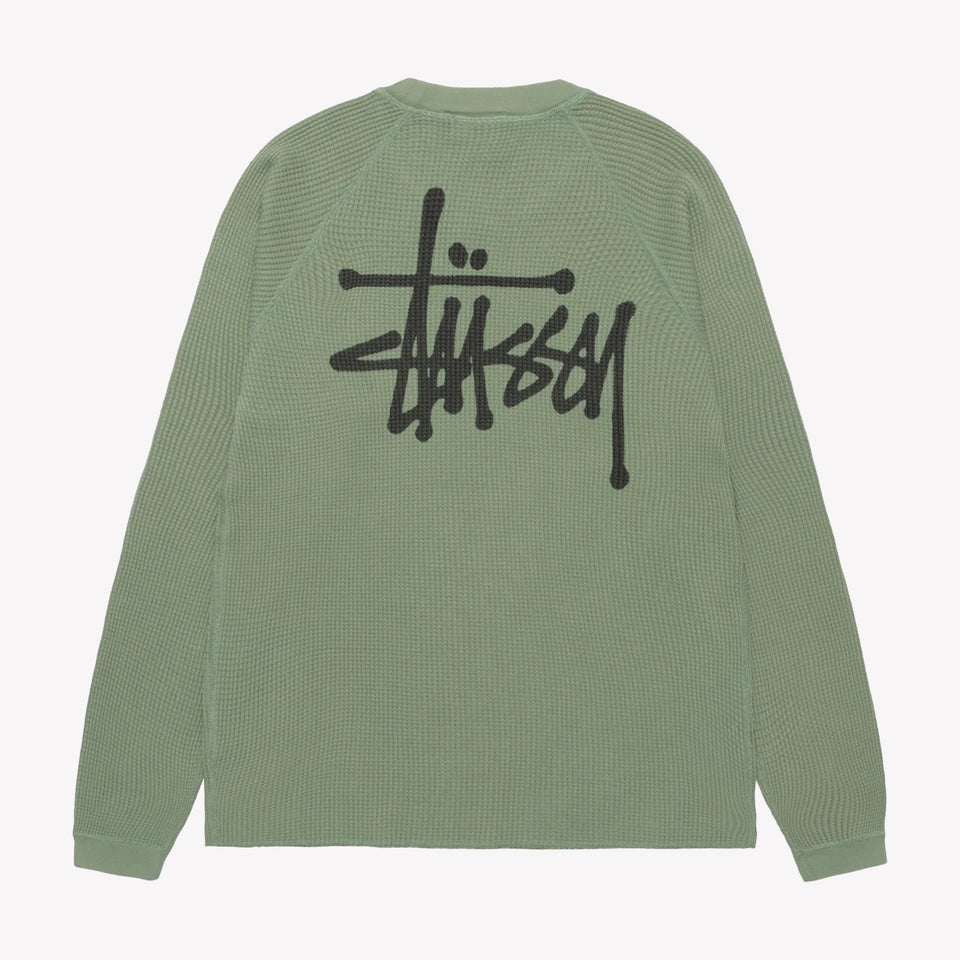 Raglan Thermal Basic Stock Knit Sage