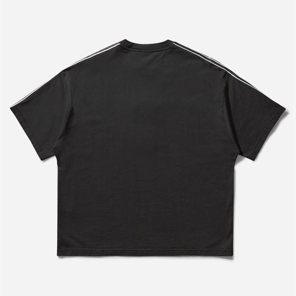 VIER X Umbro OG Tape T Shirt Washed Black