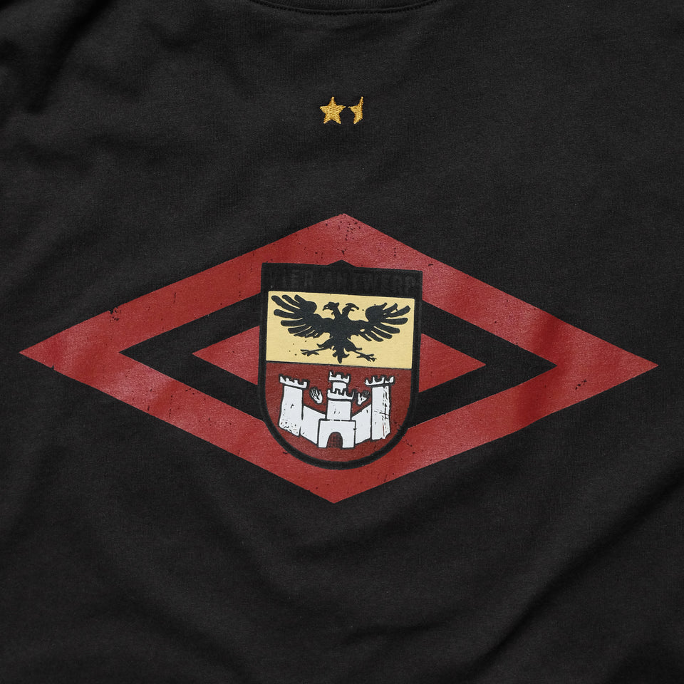 VIER X Umbro OG Tape T Shirt Washed Black