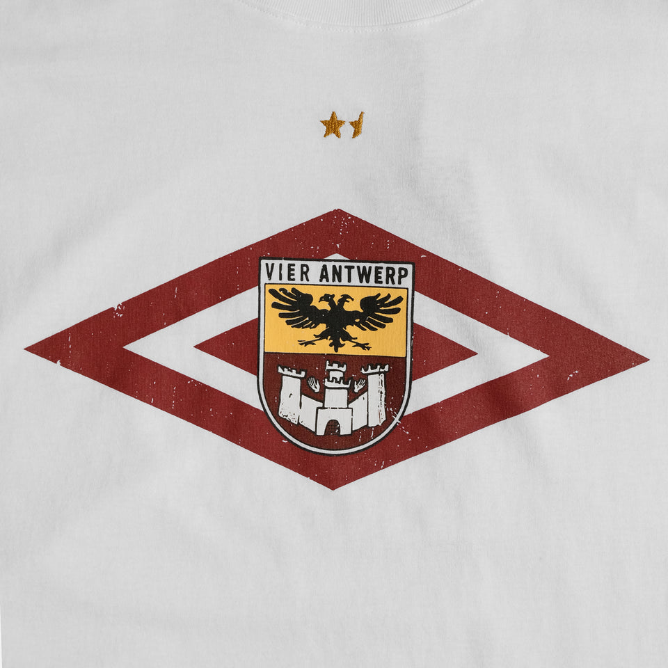 VIER X Umbro Tape T Shirt White