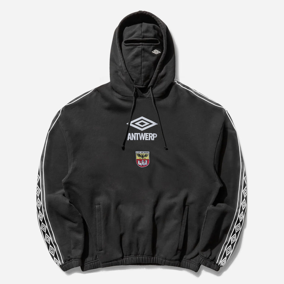 VIER X Umbro Masked Hoodie Washed Black