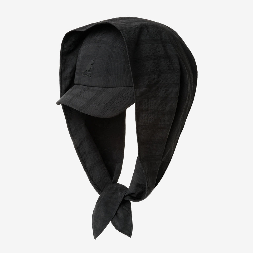 Seersucker Drape 5-panel Black