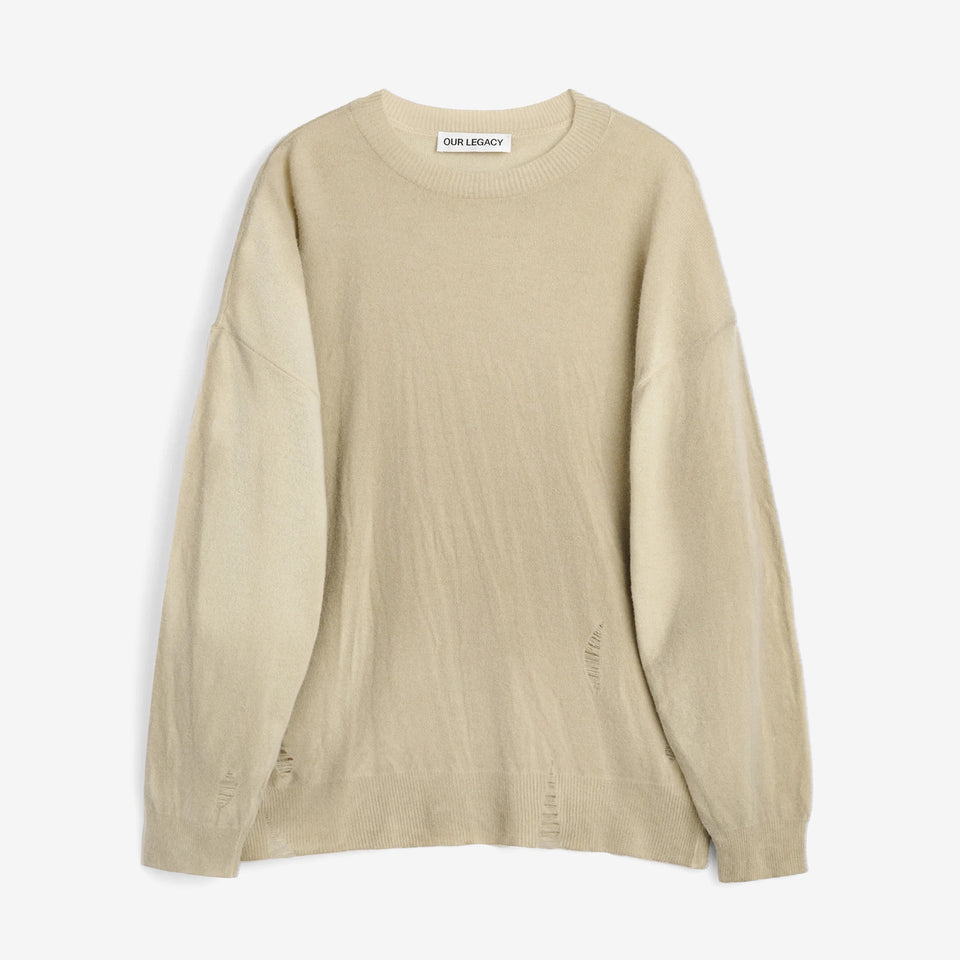 Slant Knit Moss Spray Dye