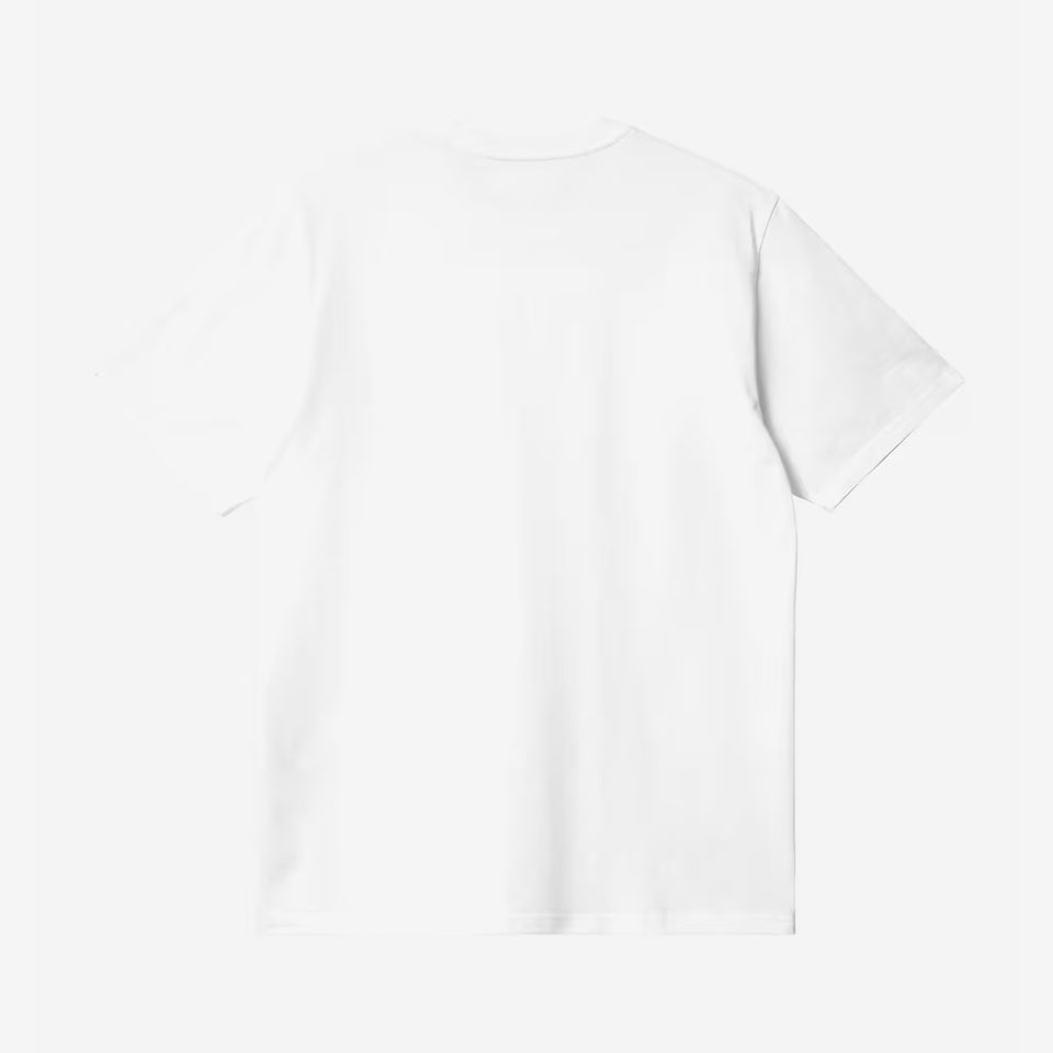 SS Pocket Heart Tee White