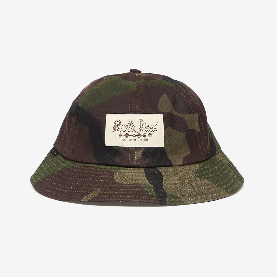 Adjustable 6 Panel Bell Hat Camo