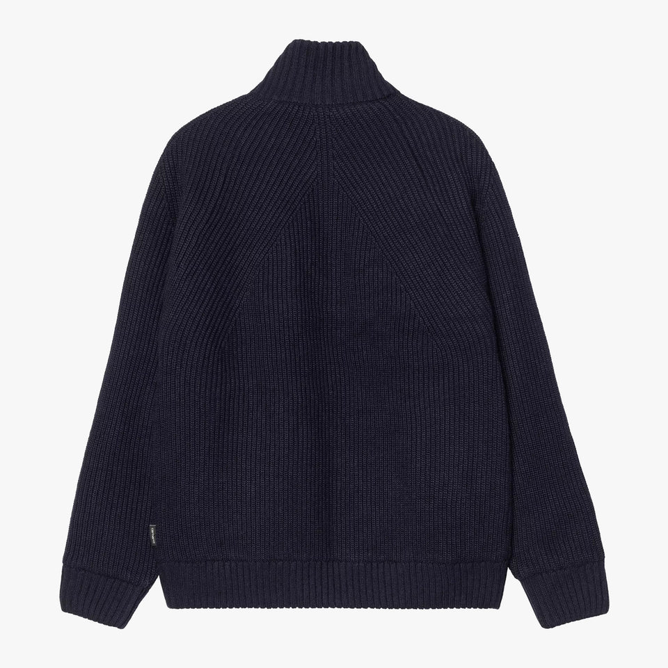 Banley Knitted Sweater Jacket Dark Navy
