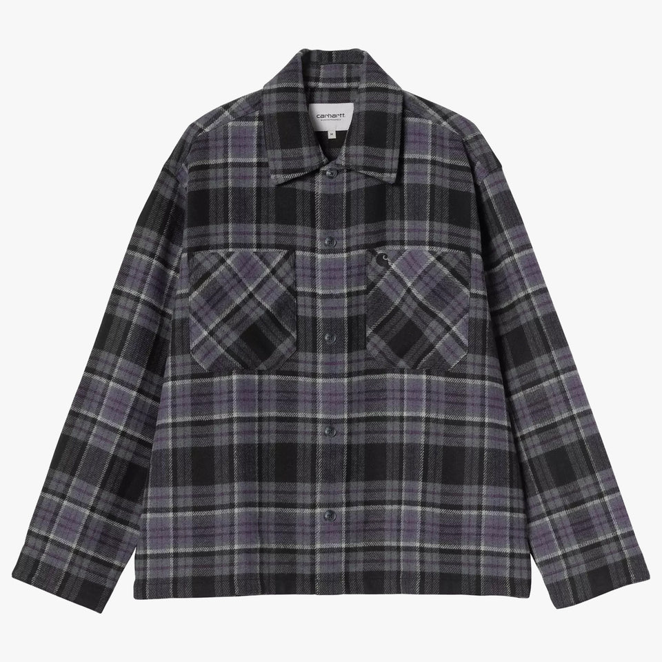 L/S Parson Check Shirt Purple
