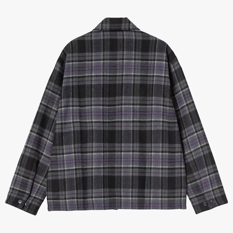 L/S Parson Check Shirt Purple