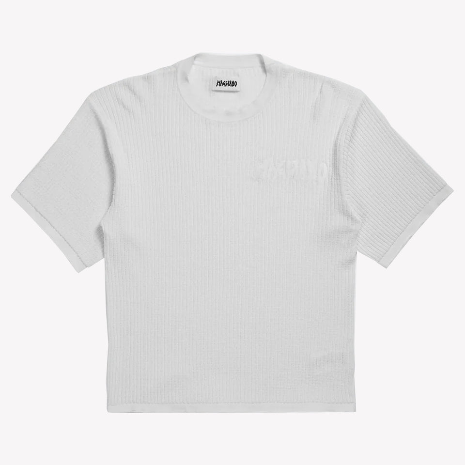 Waffle Tee White