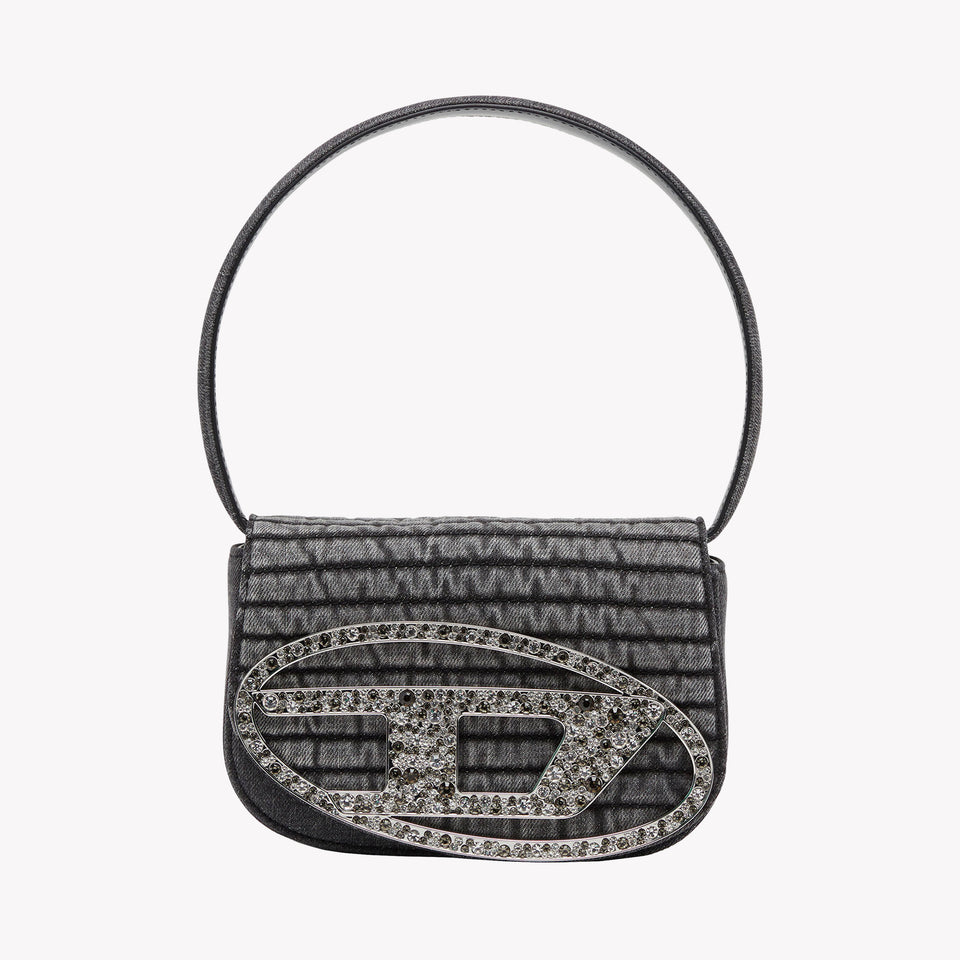 1DR SHOULDER BAG WASHED BLACK