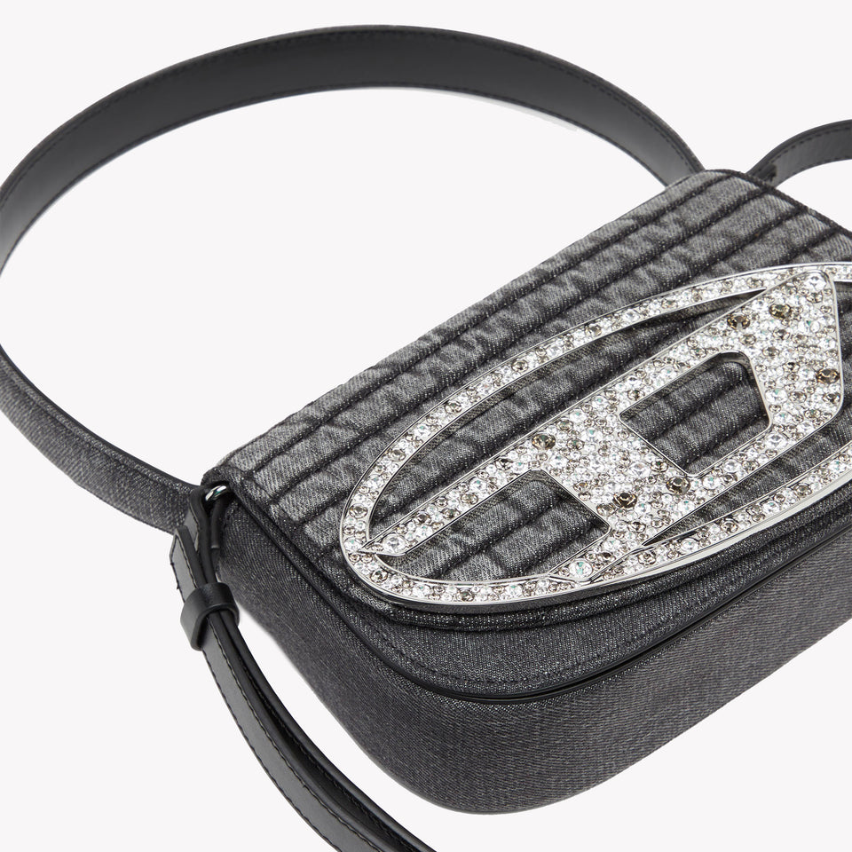 1DR SHOULDER BAG WASHED BLACK