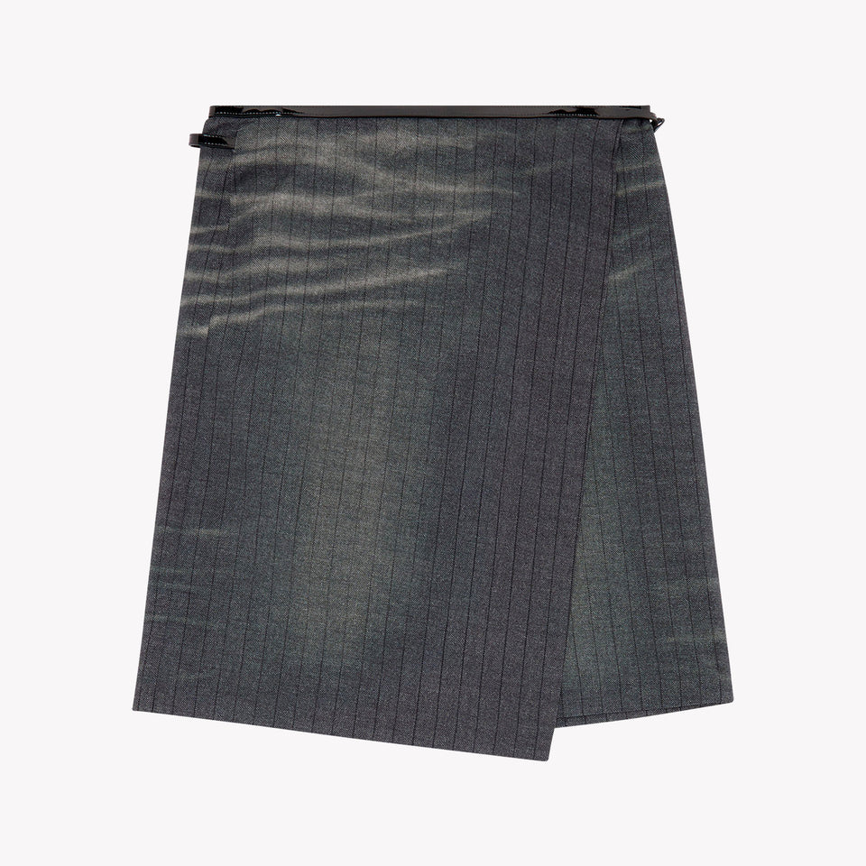 Sunfaded Pinstripe Skirt
