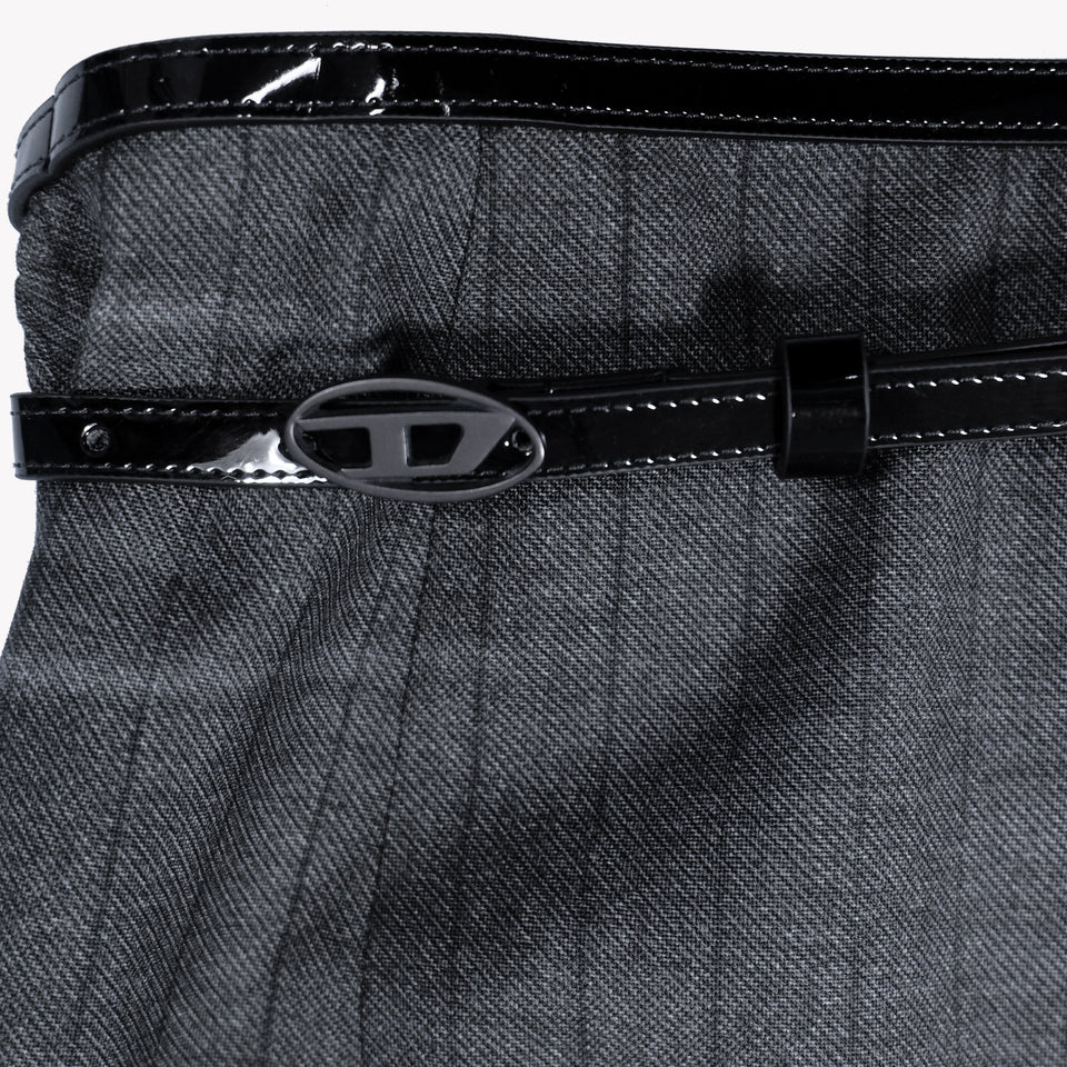 FADED PINSTRIPE SKIRT
