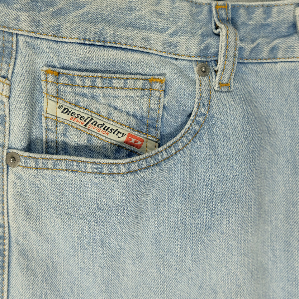 WIDE JEANS WITH FACE PRINT