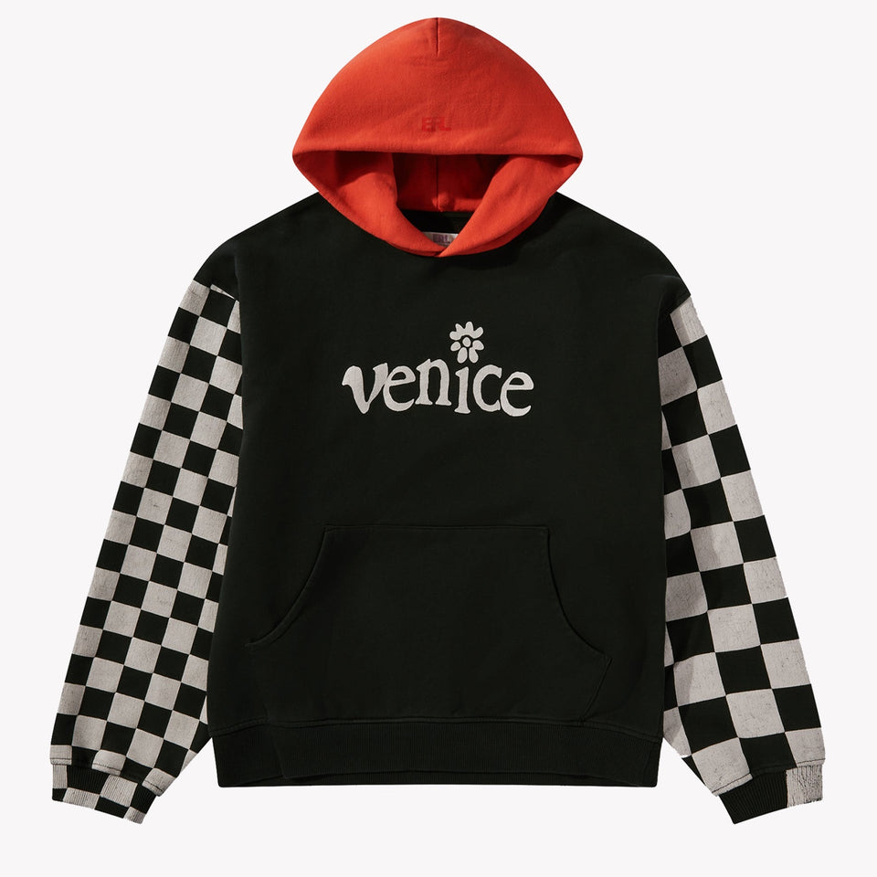 Venice Checker Sleeve Hoodie